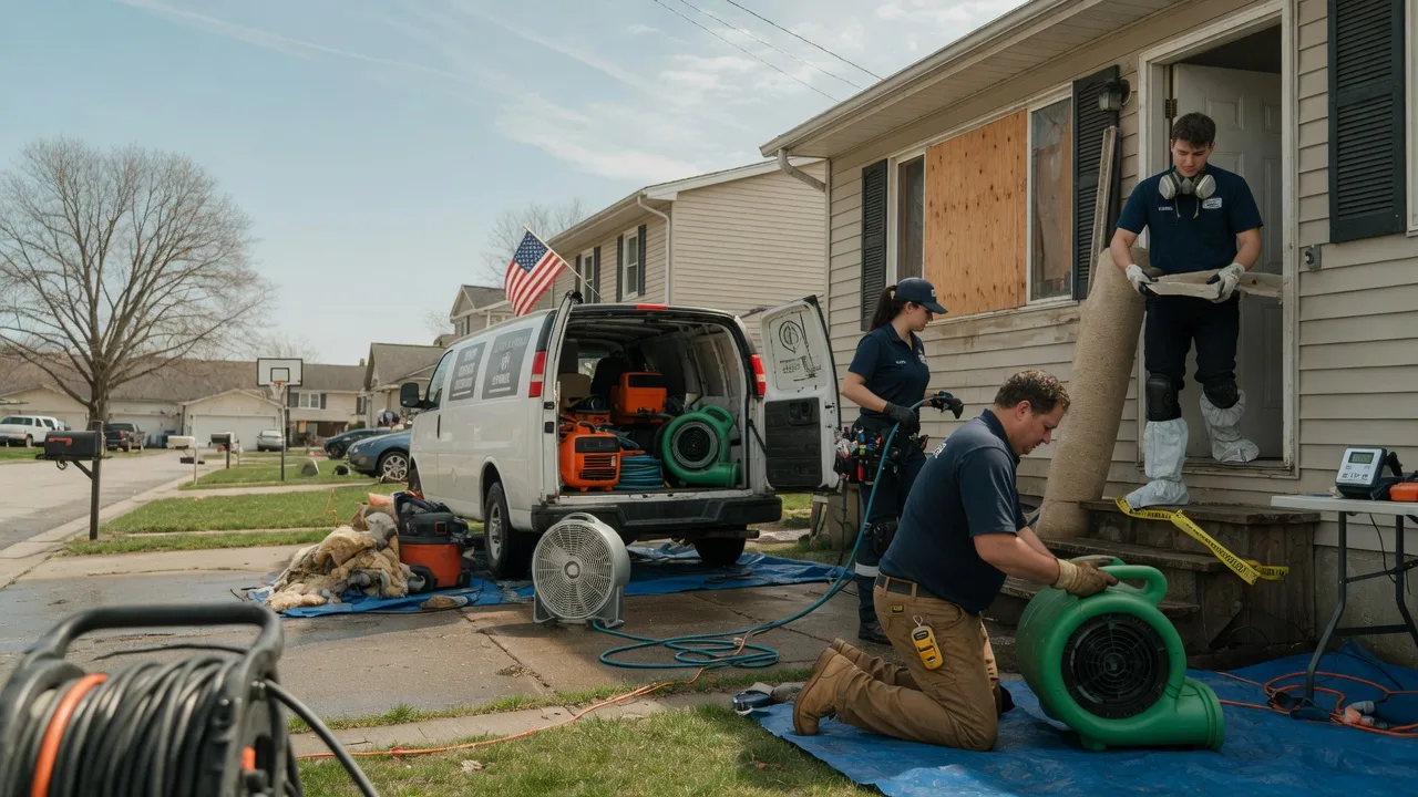 Water Damage Restoration in Olive Branch, IL near me